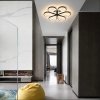 Designerski czarny plafon LED CCT nowoczesny dekoracyjny inspirowany naturą Velva LP-8432/1C BK Light Prestige
